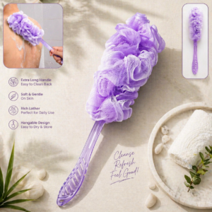 Long Handle Loofah for Back Cleaning